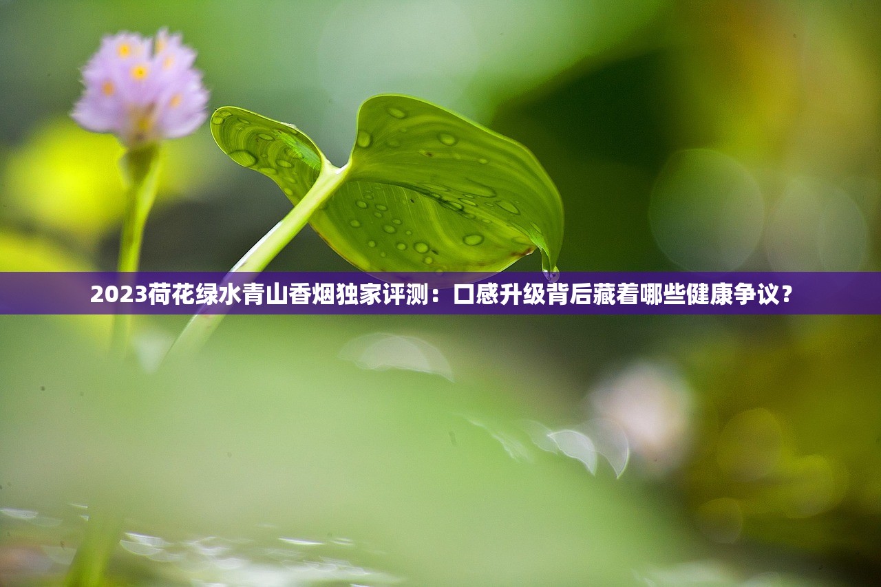 2023荷花绿水青山香烟独家评测：口感升级背后藏着哪些健康争议？
