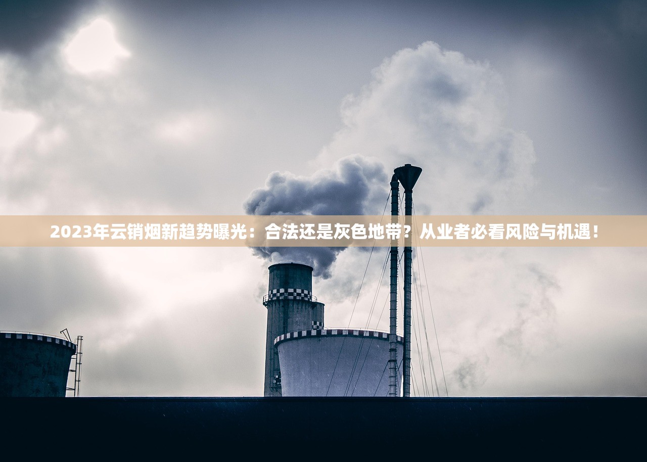 2023年云销烟新趋势曝光：合法还是灰色地带？从业者必看风险与机遇！