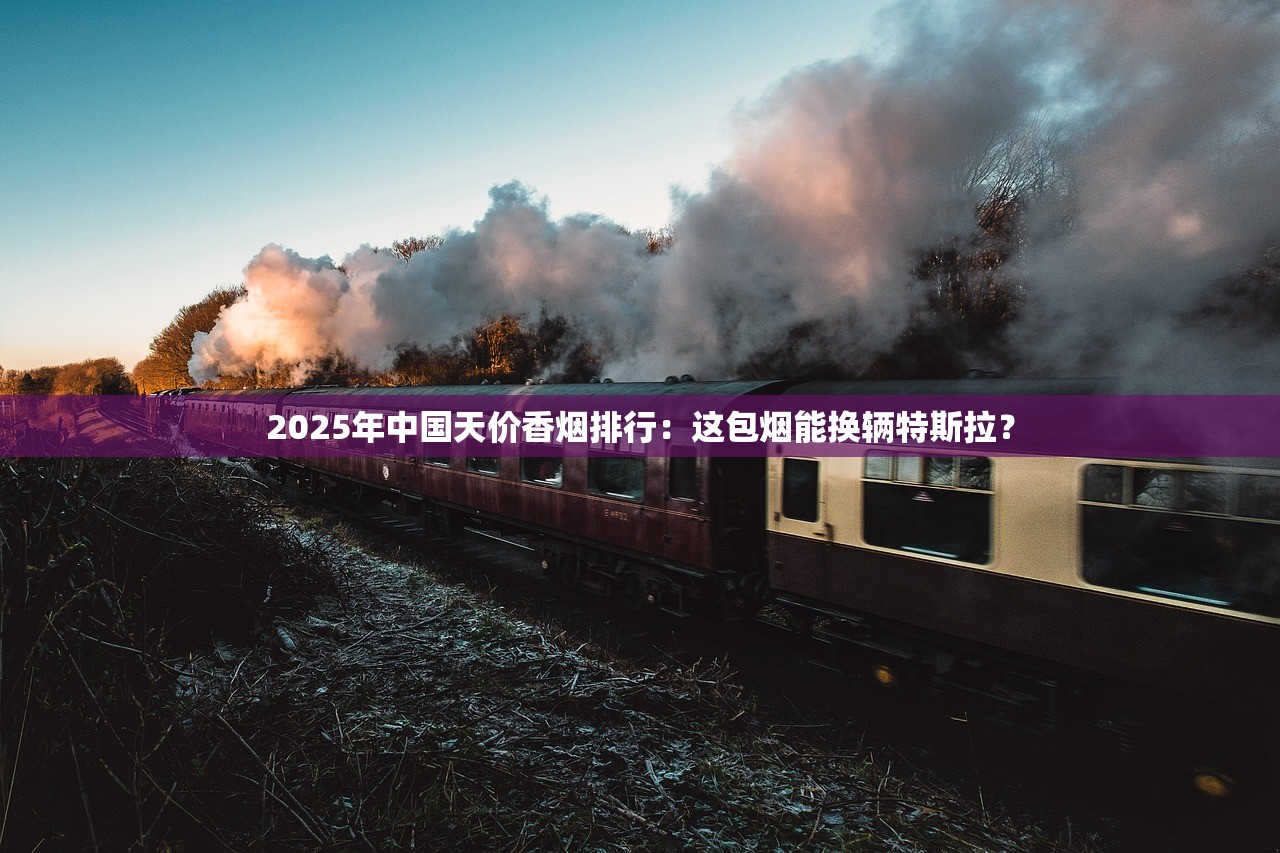 2025年中国天价香烟排行：这包烟能换辆特斯拉？