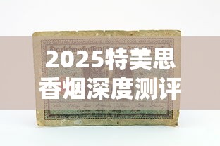 2025特美思香烟深度测评：为何老烟枪抢着囤？