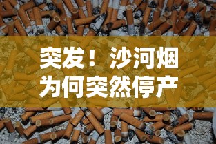 突发！沙河烟为何突然停产？老烟民必看的深度解析