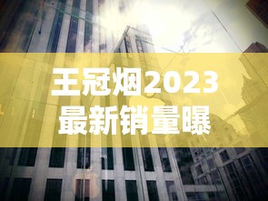 王冠烟2023最新销量曝光：逆势增长的背后藏着哪些消费密码？