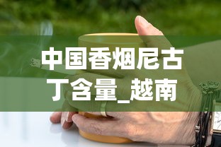 中国香烟尼古丁含量_越南烟批发攻略_代购烟正品外烟微商
