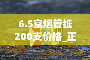 6.5空烟管纸200支价格_正品海外1688香烟网站_批发货物app哪个好