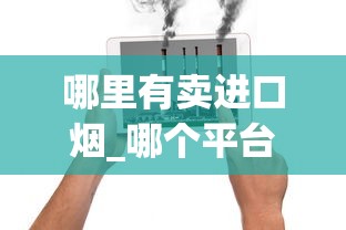 哪里有卖进口烟_哪个平台能上烟_1688私香烟批发