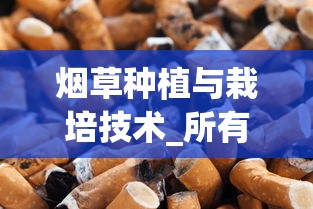烟草种植与栽培技术_所有香烟名字_天津20元左右的烟
